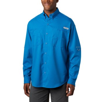 Columbia Muške Košulje - PFG Tamiami II Long Sleeve Plave | DHOC-73869